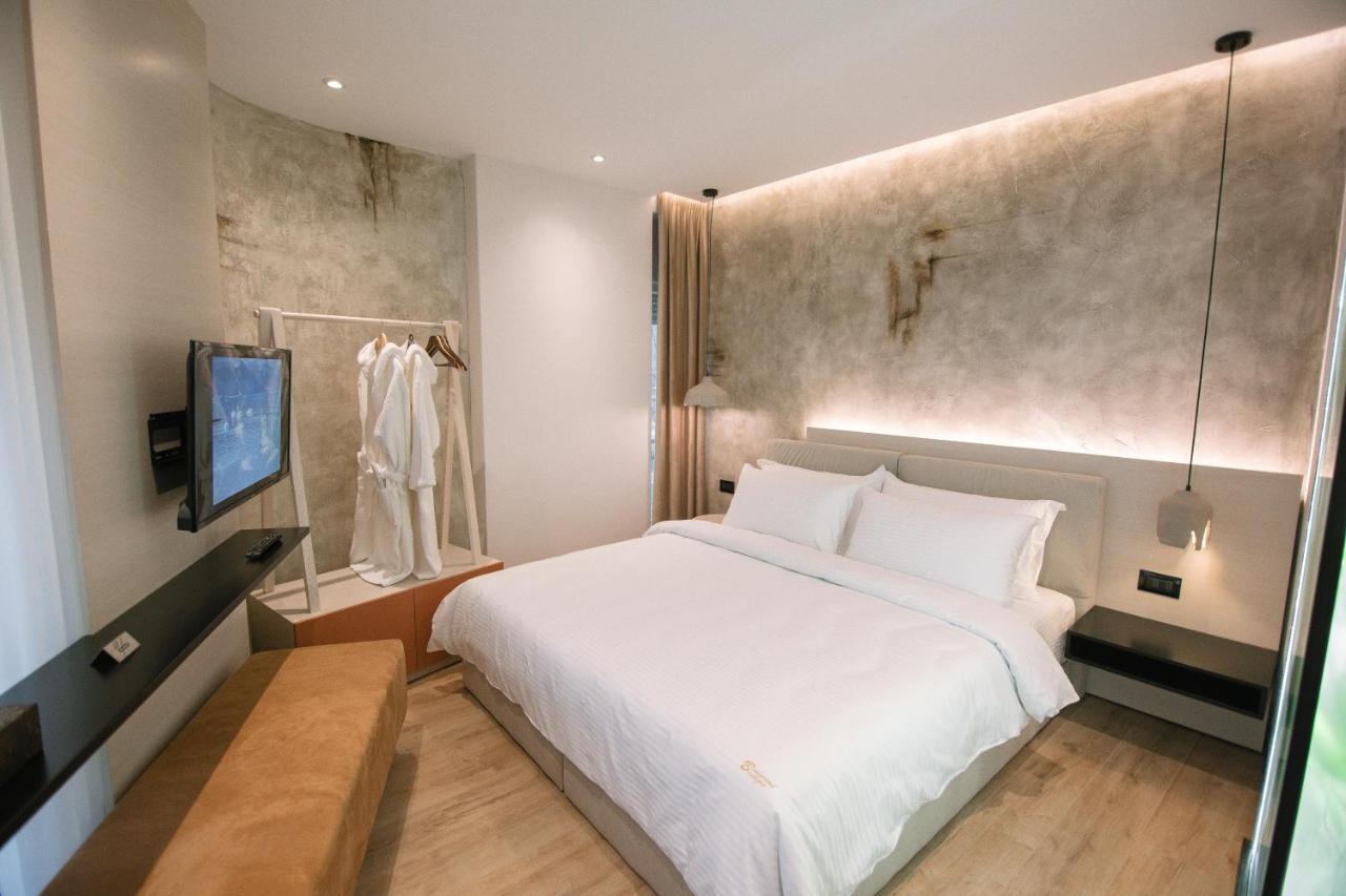 Boulevard Boutique Aparthotel Корча Экстерьер фото